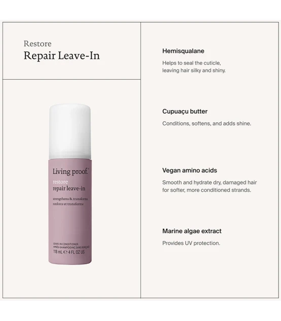 Living Proof Restore Repair Leave-In 118ml  | Celini.fr