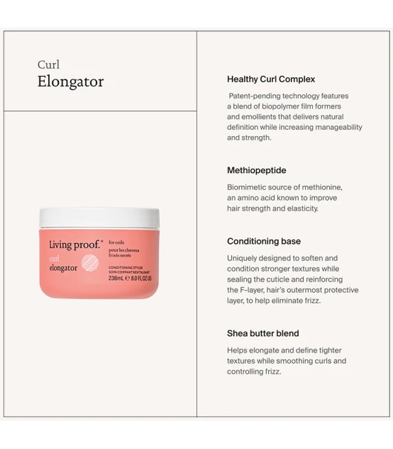 Living Proof Curl Elongator 236ml  | Celini.fr