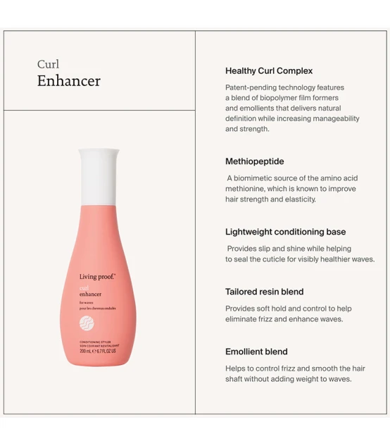 Living Proof Curl Enhancer 100ml  | Celini.fr