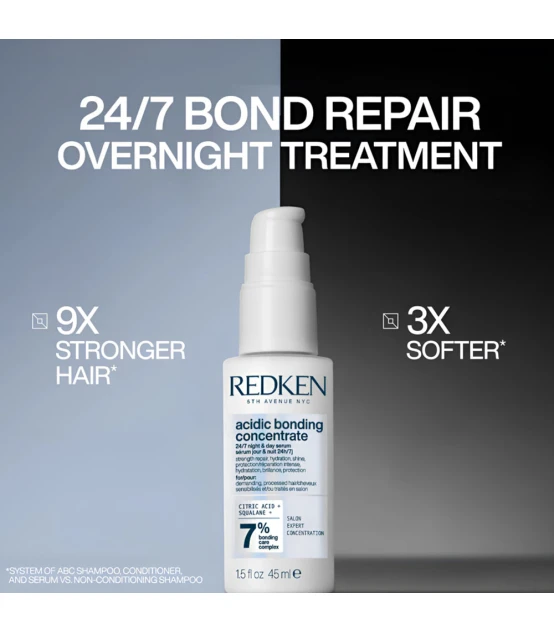 Redken Acidic Bonding Concentrate Sérum Jour & Nuit 45ml  | Celini.fr