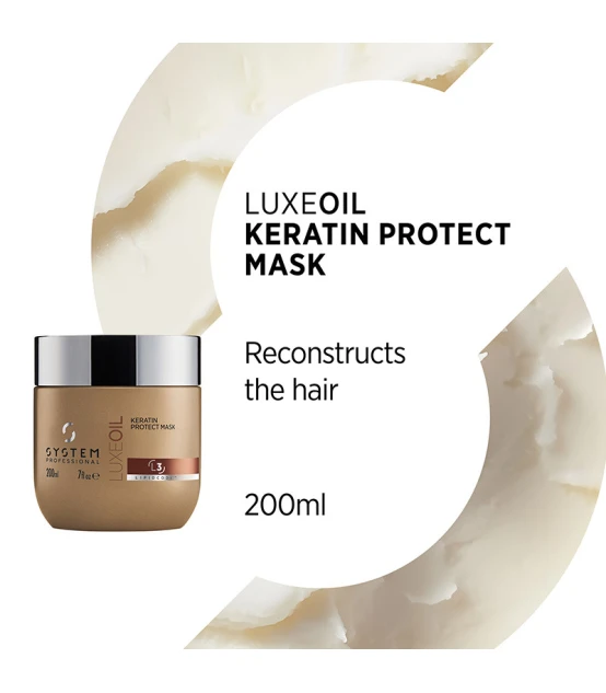 System Professional Luxeoil Keratin Restore Mask 200ml  | Celini.fr