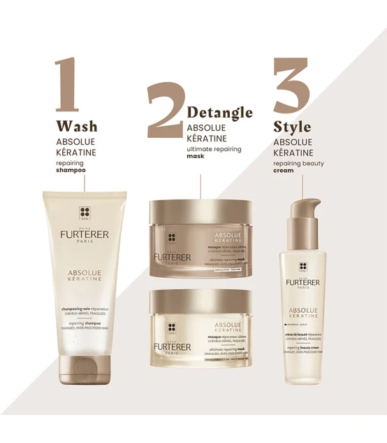 René Furterer Absolue Kératine Masque Réparateur Ultime 200ml  | Ce...
