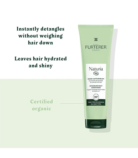 René Furterer Naturia Baume Lacté Démêlant 150ml  | Celini.fr
