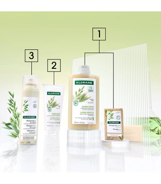 Klorane Shampooing à l'Avoine 400ml  | Celini.fr