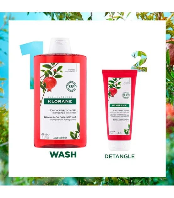 Klorane Shampooing à la Grenade 400ml  | Celini.fr