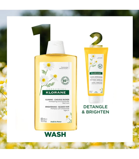 Klorane Shampooing à la Camomille 400ml  | Celini.fr