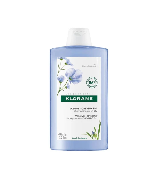 Klorane Shampooing au Lin Bio 400ml  | Celini.fr