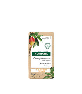 Klorane Shampooing Solide à la Mangue 80g  | Celini.fr