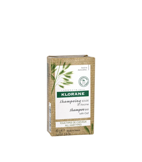 Klorane Shampooing Solide à l'Avoine 80g  | Celini.be