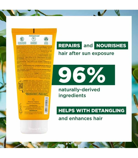 Klorane Après-shampoing au Tamanu Bio et au Monoi 200ml  | Celini.fr