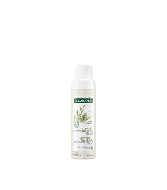 Klorane Shampooing Sec Extra Doux au Lait d'Avoine Rotopoudre 50g  ...