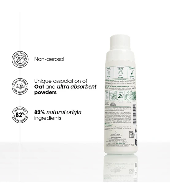 Klorane Shampooing Sec Extra Doux au Lait d'Avoine Rotopoudre 50g  ...