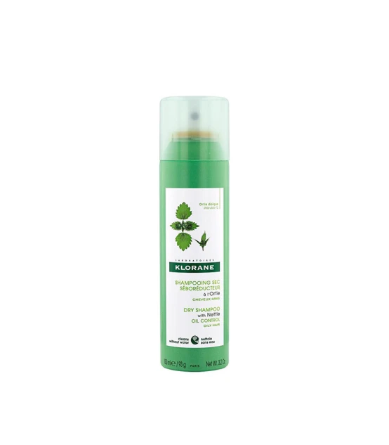 Klorane Shampooing Sec Séboréducteur à l'Ortie 150ml  | Celini.fr