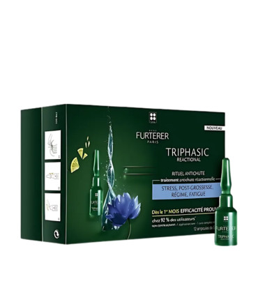 René Furterer Triphasic Reactional Traitement Antichute 12x5ml  | C...
