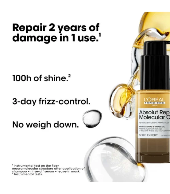 Série Expert Absolut Repair Molecular Bi-phase Oil 30ml