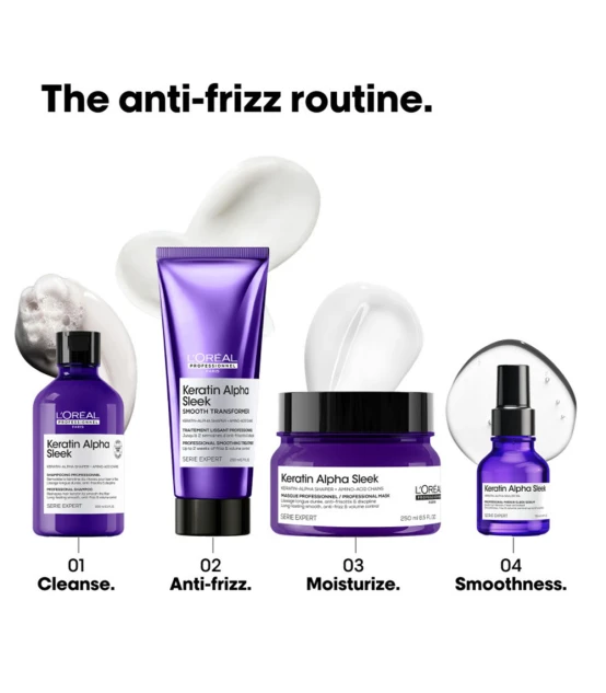 L'Oréal Professionnel Keratin Alpha Sleek Smooth Transformer 200ml ...