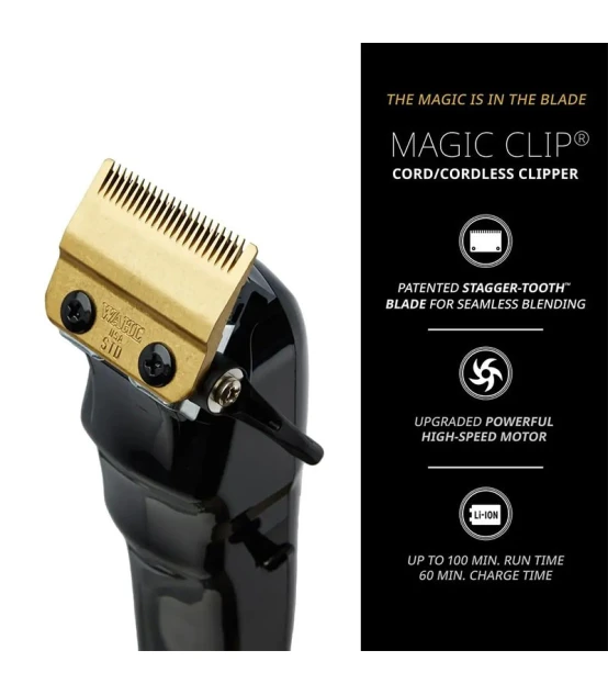 Black Cordless Magic Clip