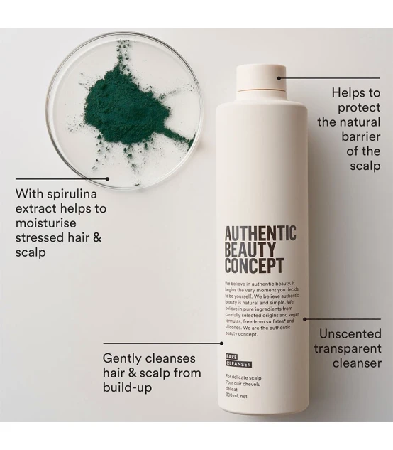 Authentic Beauty Concept Bare Cleanser 300ml  | Celini.fr