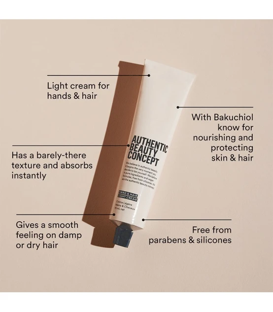 Authentic Beauty Concept Hand & Hair Light Cream 75ml  | Celini.fr