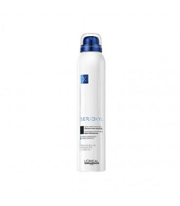 L'Oréal professionnel Serioxyl Spray Noir 200ml Spray coloré volumisateur et disciplinant pour cheveux clairsemés. - 1